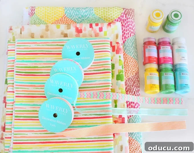 Waverly Inspirations fabrics used to make a storage crate seat using a milk crate with a back to school theme
