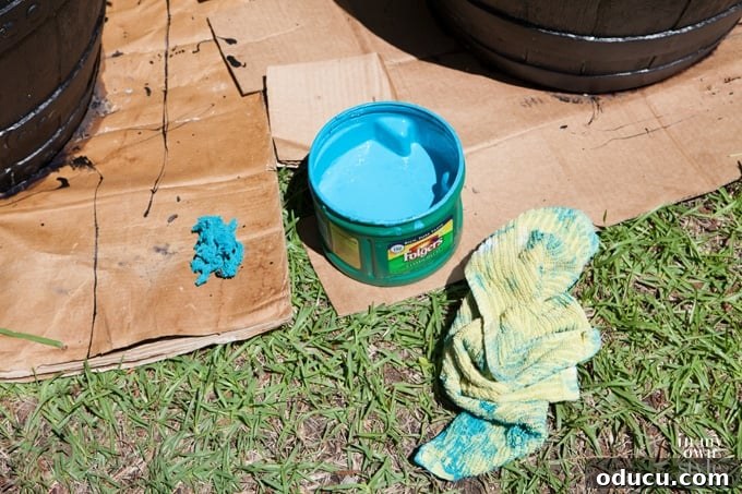 DIY Outdoor Chalk Paint 5 How to paint with chalk paint on exterior projects for a weathered, antique finish