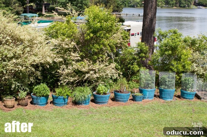 DIY Outdoor Chalk Paint 8 How to age planters with paint using outdoor chalk paint for an authentic vintage look