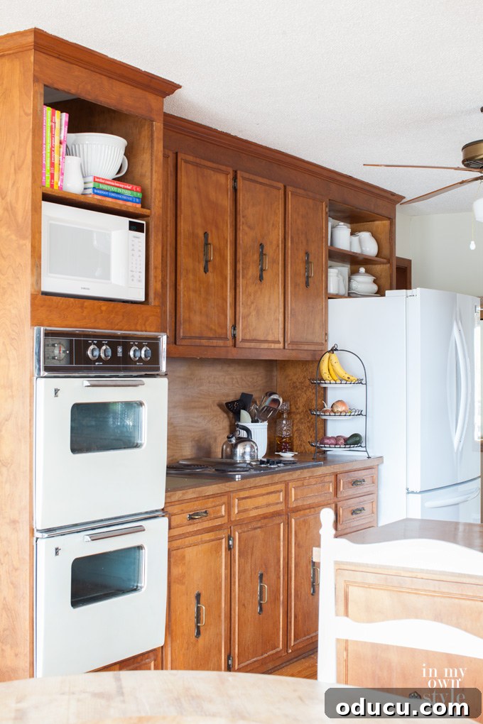 Small Closet, Mighty Makeover 3 Open kitchen cabinet dishes