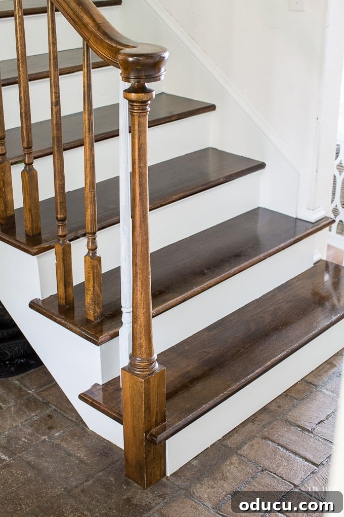 DIY Stair Riser Transformation 10 Staircase makeover on a budget