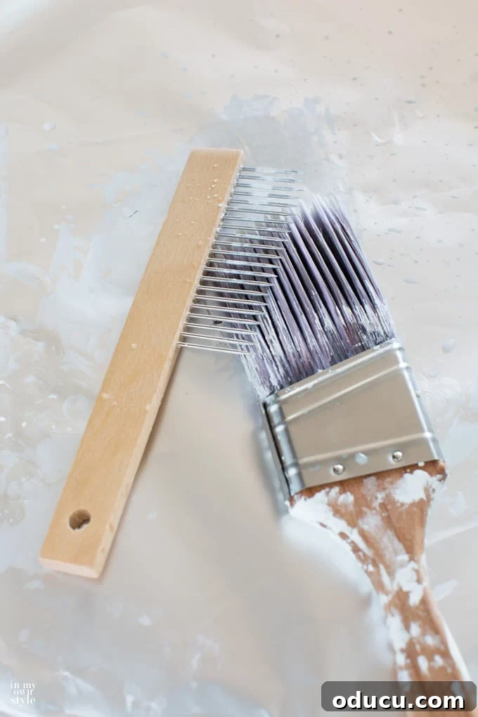 Effortless Paint Cleanup Hacks 13 What does a paint brush comb do?