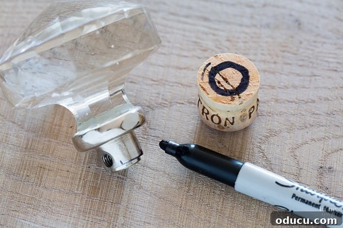 Doorknob Bottle Alchemy 6 How to make a doorknob into a bottle stopper