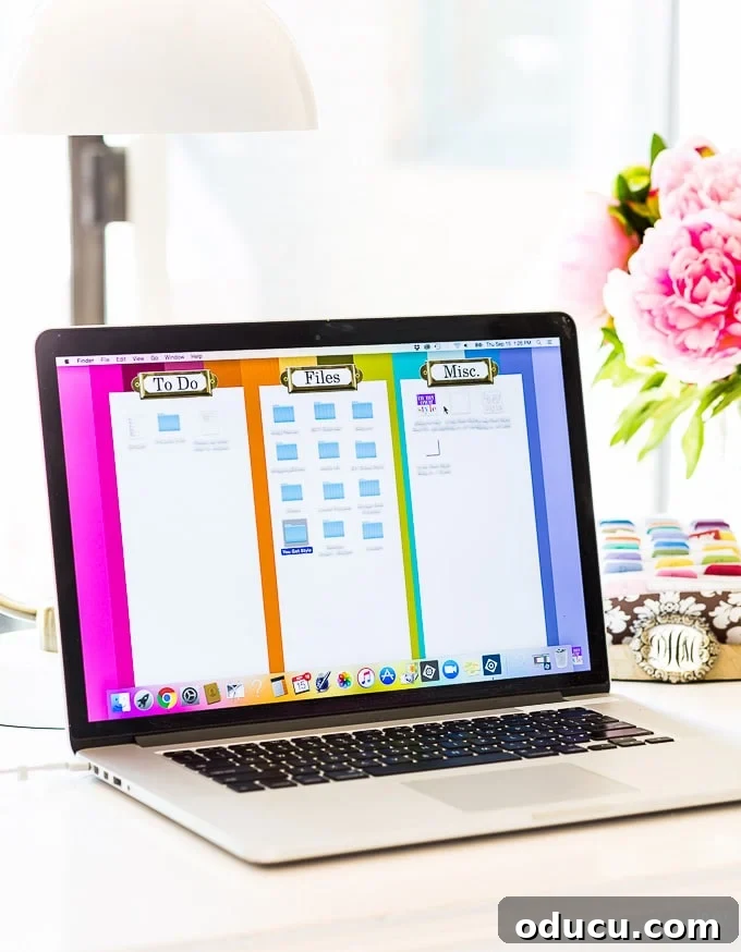 Your Free Organized Desktop 5 Free download to help you organize files on your computer right on your desktop. | In My Own Style