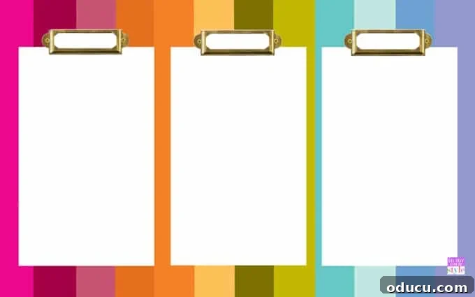 Your Free Organized Desktop 7 Blank label desktop screen organizer