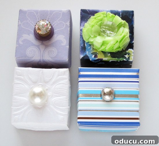 How to make and embellish a petite gift box