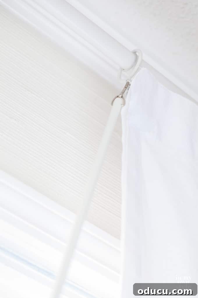 Design and Sew Expansive Drapes for Sliding Glass Doors 14 What is a drapery wand?