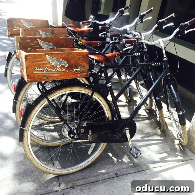 Swiffer's NYC: Sparkle, Groove, and Style 13 wine-crates-uses-as-baskets-on-back-of-bikes