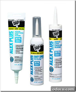 Kitchen Transformation Underway 5 The best caulk to use when painting kitchen cabinets: Alex Plus