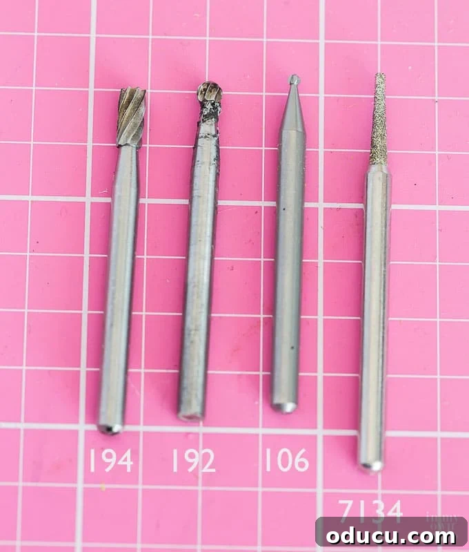 Artisan Rustic Monogram Wood Decor 10 Dremel rotary tool carving bits and numbers
