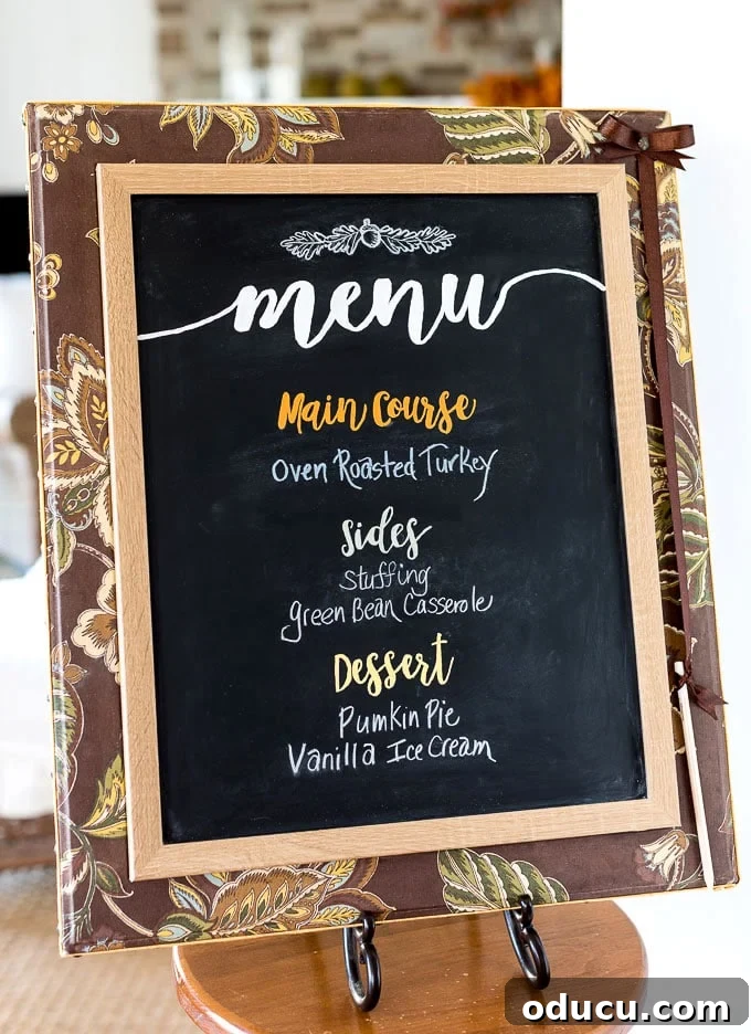 Upholstered Frame Message Board 16 How to make a fabric covered framed chalkboard for Thanksgiving