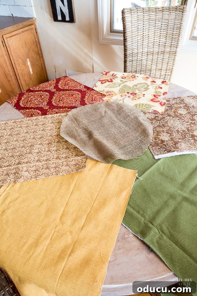 Crafting a Perfect Round Tablecloth for Thanksgiving 11 how to make a round table cloth