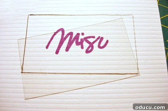 Elegant Handwritten Place Cards 11 How to make tags and labels using your printer the easy way