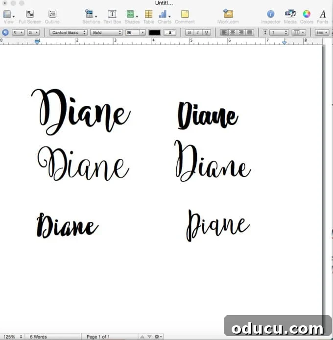 Elegant Handwritten Place Cards 6 How to make DIY table place cards using elegant handwriting fonts