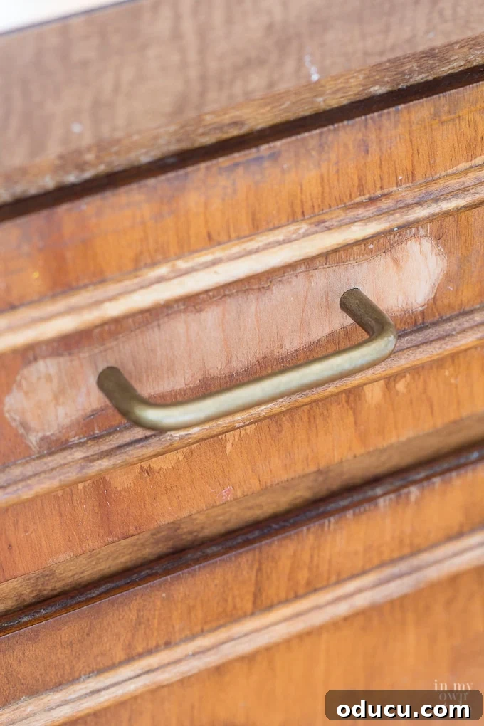 Small Touches, Big Impact: Kitchen Hardware Update 3 Old Kitchen Cabinets with Original Hardware from the 1970s