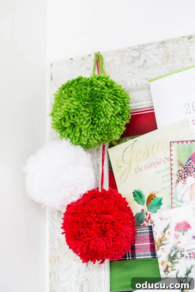 Fast & Festive Christmas Card Holder: Make It Tonight! 7 How to make a Christmas card holder using ribbon. Display holidays cards in decorative style.