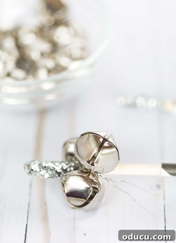 Ring in the New Year with Sparkling Cocktail Stirrers 19 Jingle Bells with Open Center