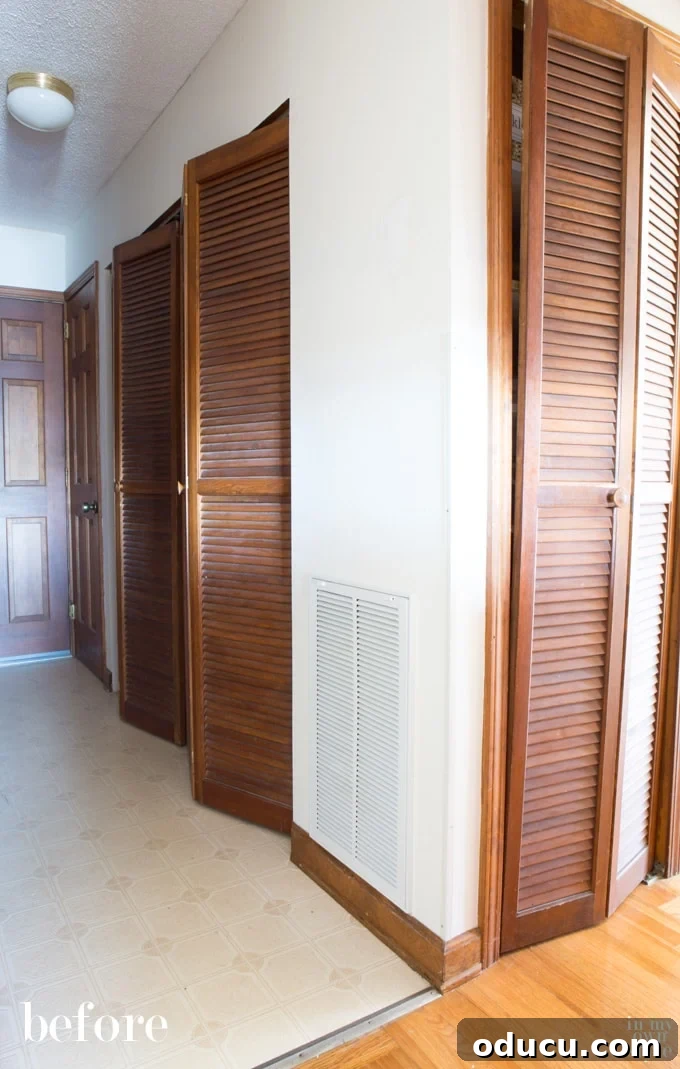 Lake House Living A DIY First Year 26 Detailed guide on how to paint over stained louvered doors effectively