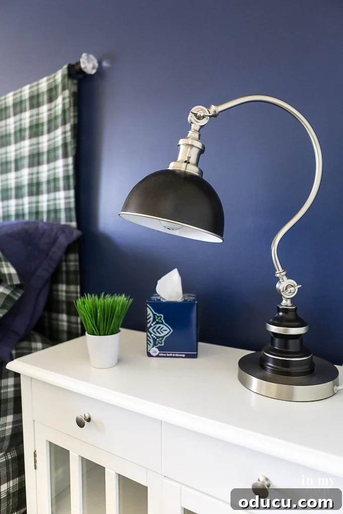 Cozy Winter Interiors: Cultivate Calm and Rejuvenation 18 Accent wall painted in a bold color, demonstrating a small-scale change for impact