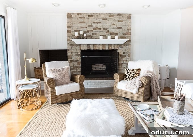 Cozy Winter Interiors: Cultivate Calm and Rejuvenation 3 Cozy living room with neutral decor, ready for winter styling