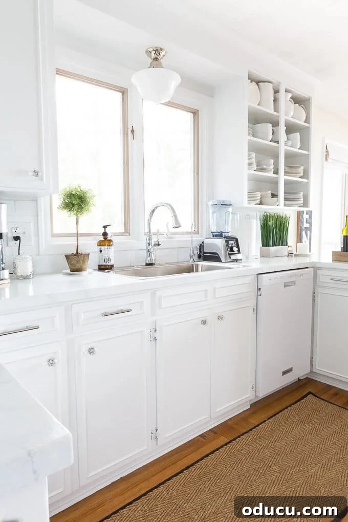 Flawless Cabinet Painting: Your Guide to a Factory-Smooth Finish 4 white kitchen