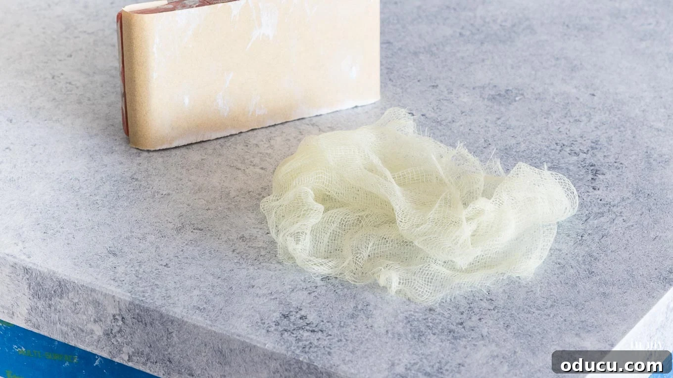 Countertop painting technique