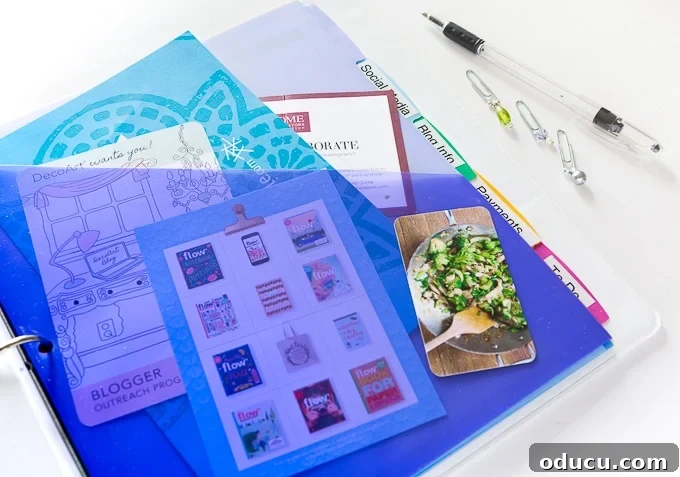 Daily planner organizing ideas