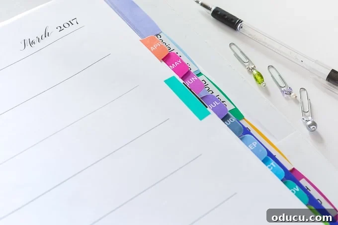 Daily planner styling ideas