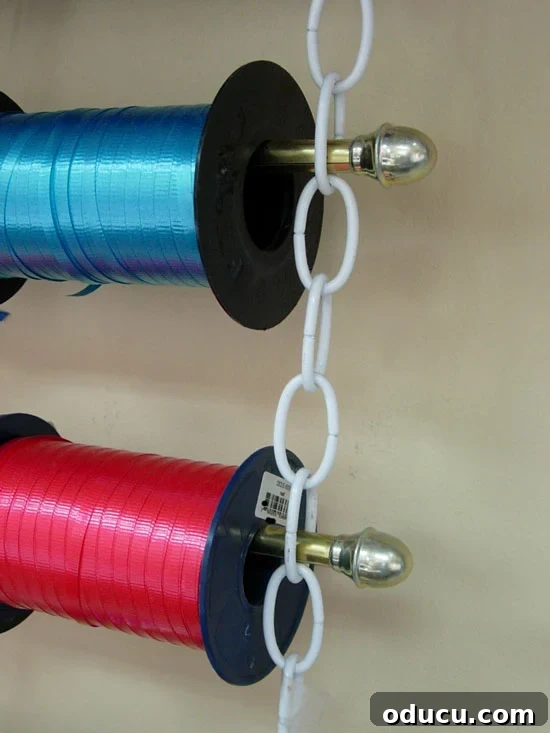 Conquer Ribbon Chaos: Genius Storage for Every Spool 18 Materials needed for the hanging ribbon holder