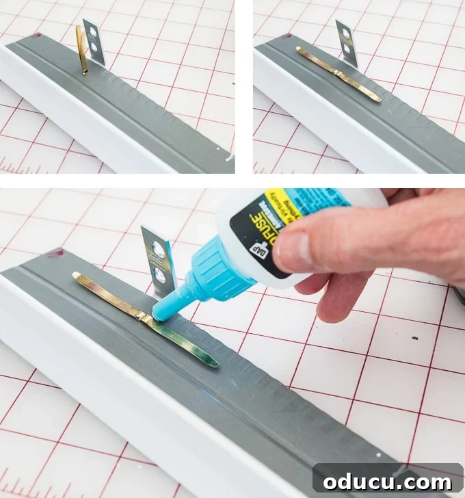 Conquer Ribbon Chaos: Genius Storage for Every Spool 8 Securing brass fasteners for ribbon shelf stability