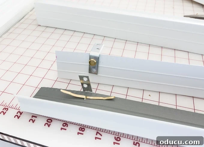 Conquer Ribbon Chaos: Genius Storage for Every Spool 9 Finished ribbon shelf with corner braces
