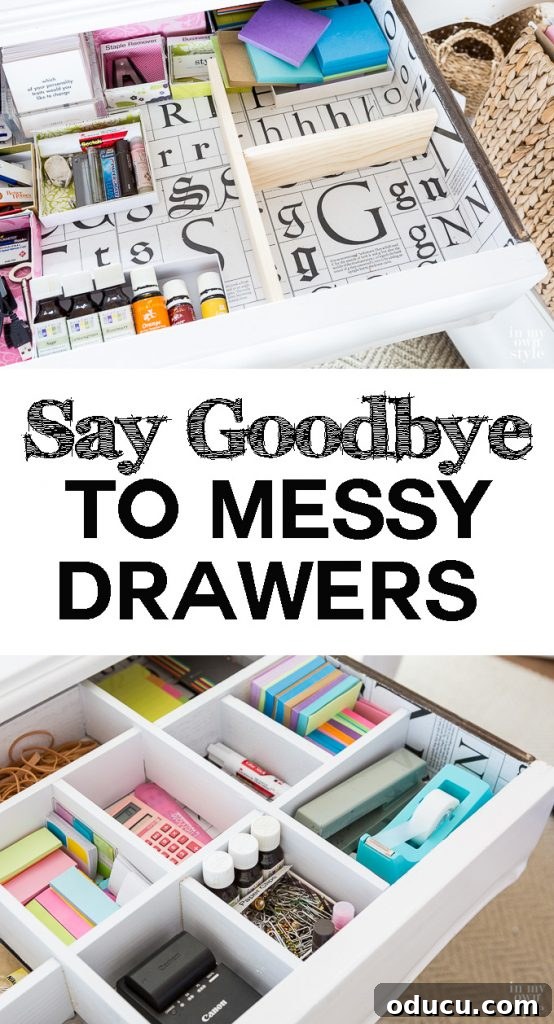 DIY Desk Drawer Dividers to Organize Every Drawer in Your Home
