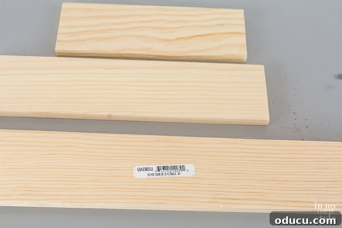 Wood and Tools Needed to Make Desk Drawer Dividers