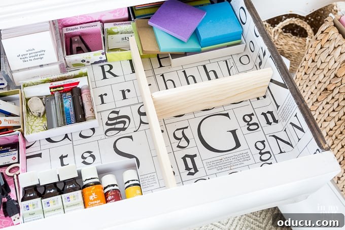 Empty Desk Drawer Ready for Organization