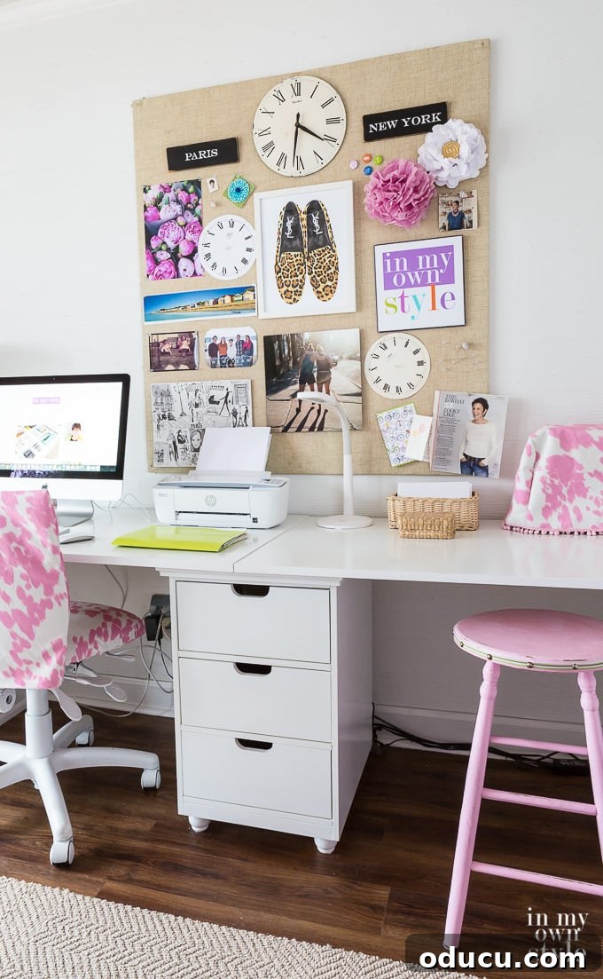 Repurposed File Cabinet Craft Hub 16 Craft room decorating and organizing ideas with new desk