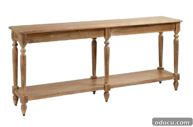 Living Room Layout Makeover 5 Stylish Everett Foyer Table from World Market, ideal for living room or entryway