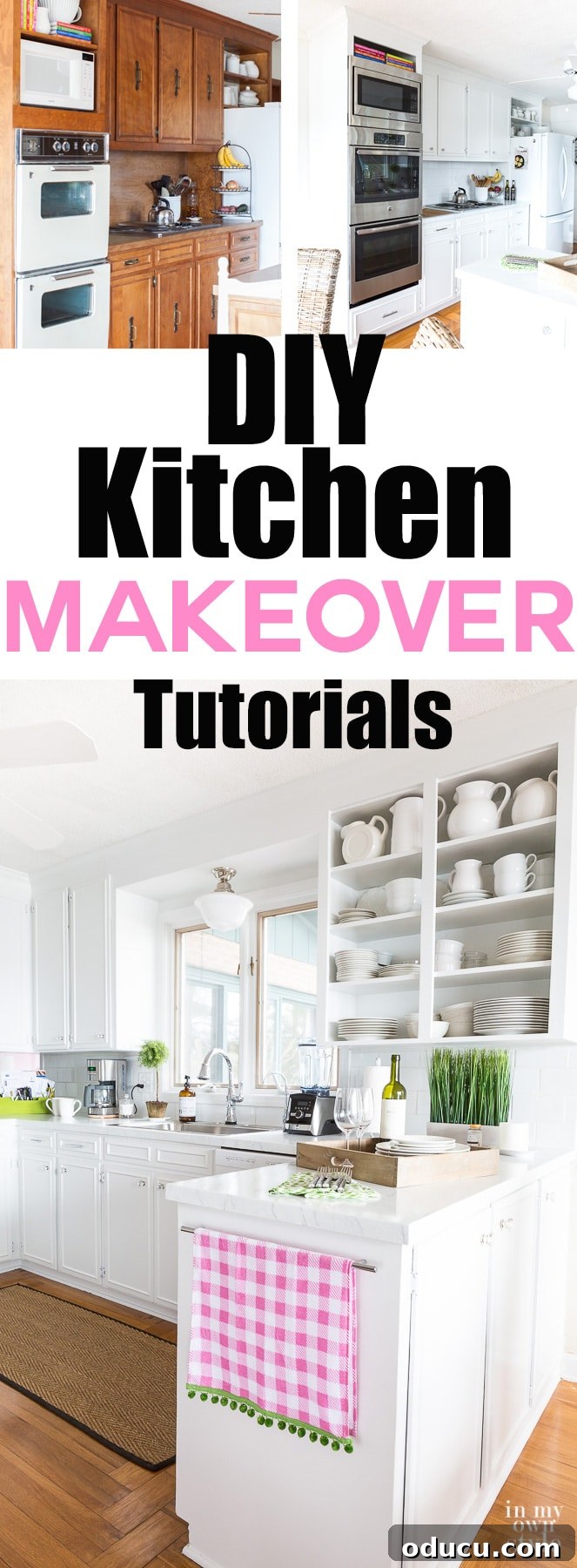 DIY kitchen makeover on a budget tutorials and tips to help you transform your kitchen.