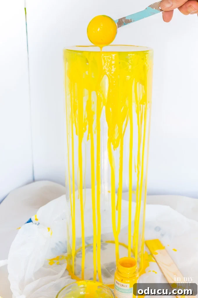 Vibrant Glass Vases: Spring's Decorative Touch 10 Tips and how to tutorial on how to paint glass vases to add color