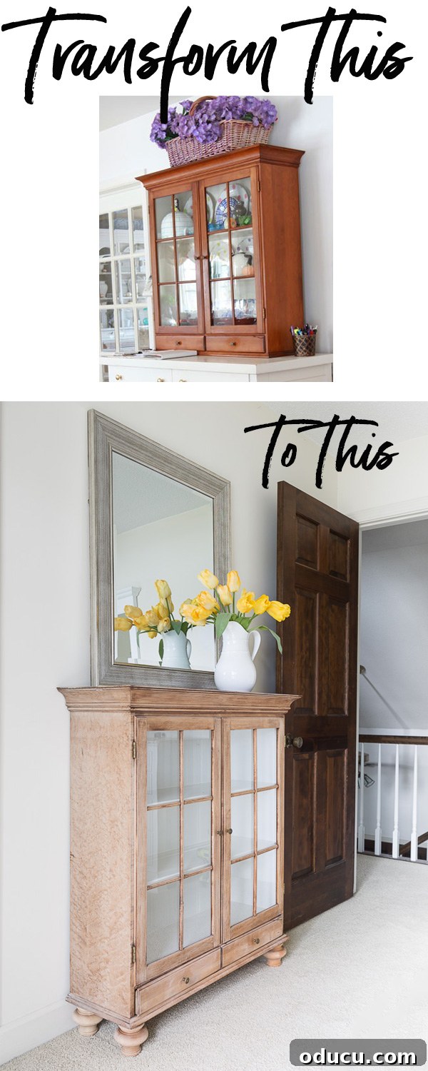 Elevate Your Furniture with Bun Feet 13 Hand-me-down-furniture-makeover-that-doesn't-require-paint. It uses simple to add wooden bun feet. Easy furniture makeover, showcasing a beautiful transformation.