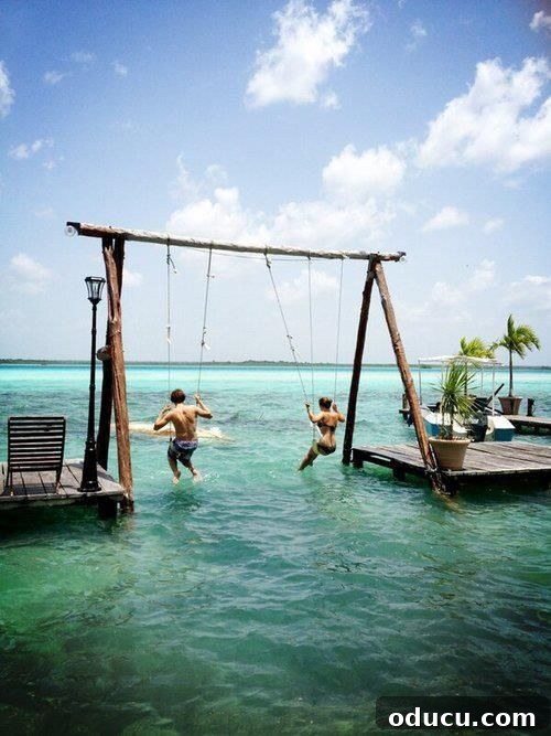 Visual Journeys: Uncovering Style Everywhere 3 Swing over water – ultimate relaxation spot for a lake house or tranquil dockside retreat