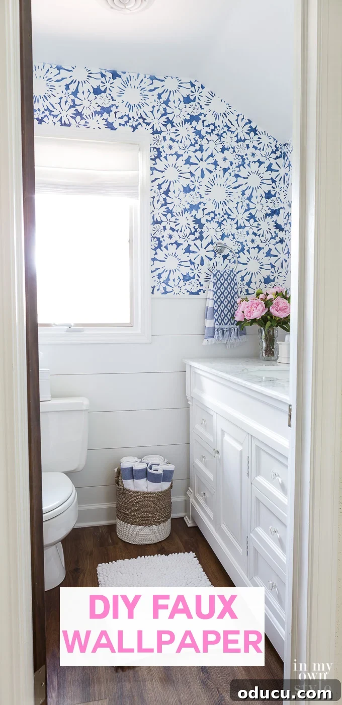 Achieve the Faux Wallpaper Look with Paint and Stencils 24 DIY wallpaper creation: How to stencil an all-over pattern on walls for a seamless wallpaper effect