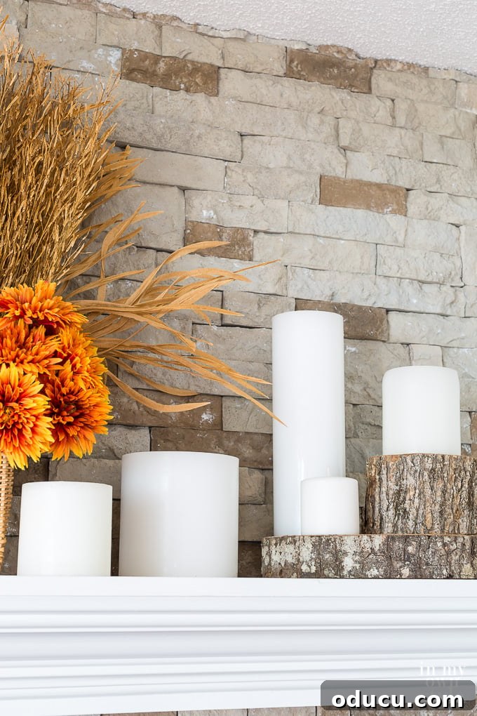 Effortless Autumn Mantel Styling 3 Fireplace Fall Mantel Decor Ideas