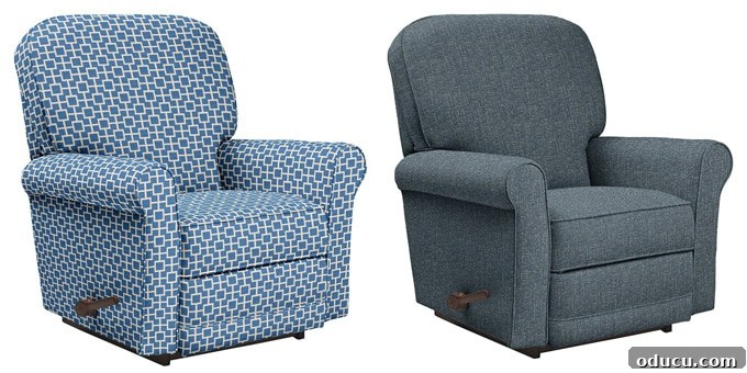 Sofa and Recliner Shopping Adventures 3 La-Z-Boy Recliners with rock and swivel features for versatile comfort