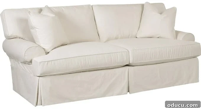 Sofa and Recliner Shopping Adventures 9 Alford Sofa - White Slipcovered Sofa from Wayfair, a great value