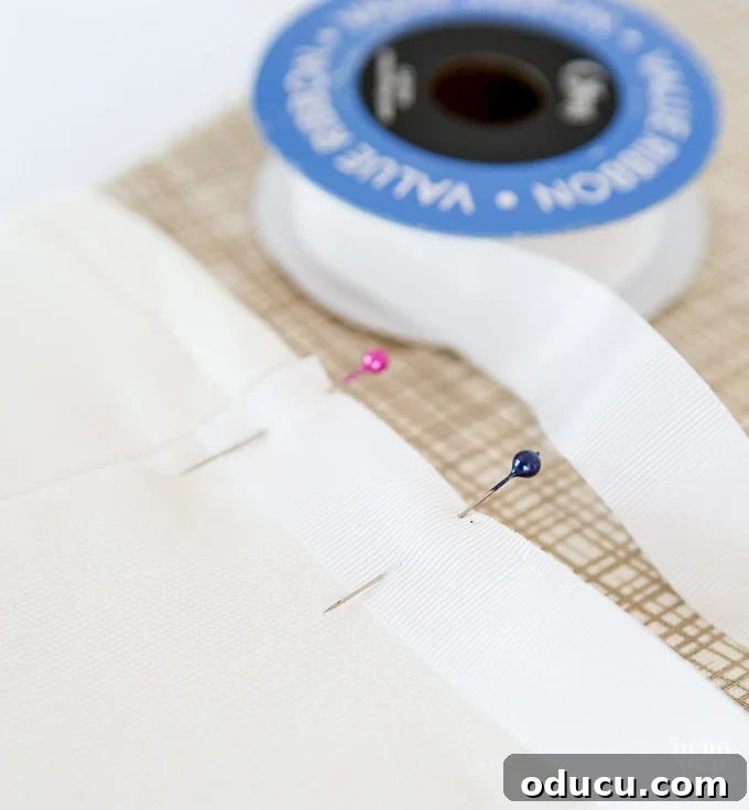 Stylish Ottoman Slipcover with Detachable Pom Pom Accent 15 DIY tutorial for Pom Pom Trimmed Ottoman Cover