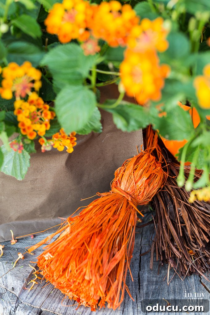 Falling for Our Home: An Autumn Showcase 13 Ways to use raffia in home decor