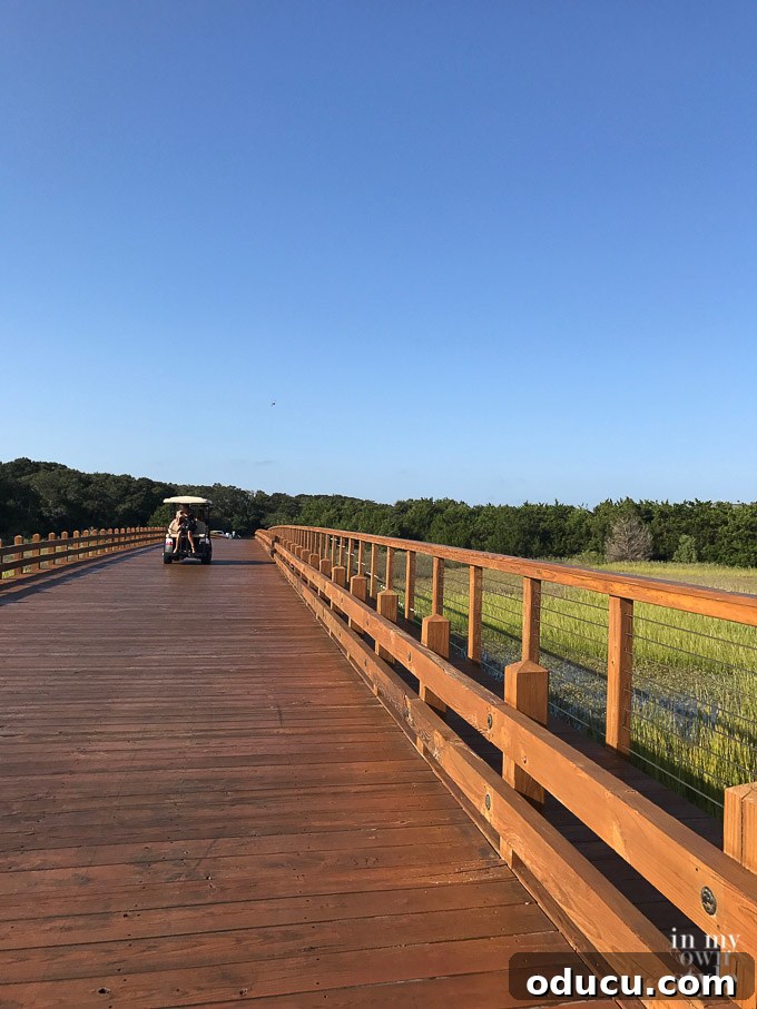 Design Dreams Unveiled at the Southern Living Idea House 11 Group of bloggers riding golf carts across Bald Head Island to the Southern Living Idea House
