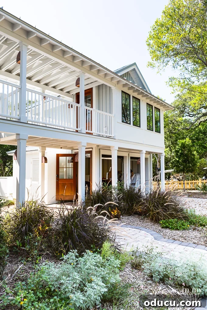 Design Dreams Unveiled at the Southern Living Idea House 14 The 'Crofter' at the Southern Living Idea House, a golf cart garage with an upstairs guest suite