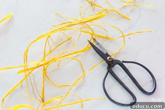 Craft Your Own Tassels: Elevate Your Home Decor 13 How to make raffia tassels for fall decorating