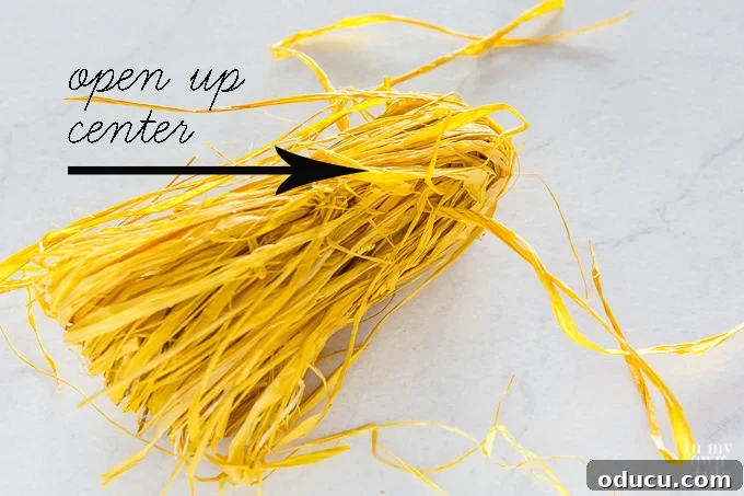 Craft Your Own Tassels: Elevate Your Home Decor 14 How-to-make-raffia-tassels-for-fall-decorating-open-up-center